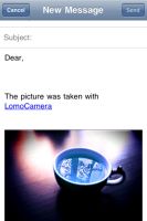 LOMO Camera - отправка по e-mail