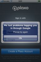 «Plaxo - Проблемы с аккаунтом Google»